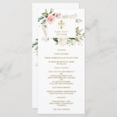 チャームウォーターカラーピンク赤面クリームフローラバプテスマ メニュー (正面/裏面)