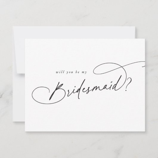 チャームエレガントは私の花嫁の名刺になる 招待状 (正面)