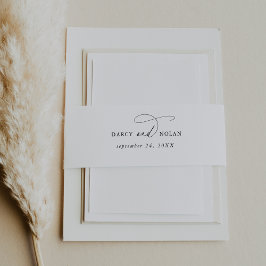 チャームエレガント結婚式招待状ベリーバンド 招待状ベリーバンド