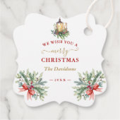 チャームクリスマスのリース フェイバータグ (裏面)