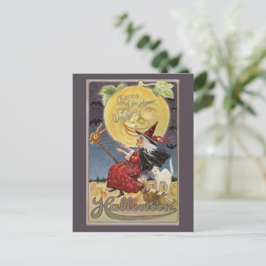 チャームズオブウィッチングアワーハロウィーンヴィンテージ ポストカード (スタンド正面)