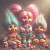 チャームトロールスタイリッシュ:電話の仲間 シール (正面)