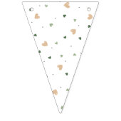 チャームバーベビーシャワーバンティングバナー バンティングフラッグ (第1の旗)