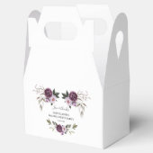 チャームパープルピンクフローラ金ゴールドバチェロレッテ フェイバーボックス (オープン)