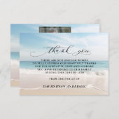 チャームビーチ海写真の表示Loving Memory サンキューカード (正面/裏面)