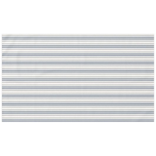 チャームフランスのファームハウスブルーストライプのとホワイト テーブルクロス (正面(横))