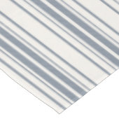 チャームフランスのファームハウスブルーストライプのとホワイト テーブルクロス (アングル)