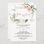 チャームフローラバラ金ゴールドバチェロレッテ週末パーティー 招待状 (正面/裏面)