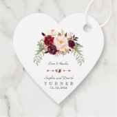 チャームブルガンディマルサラフローラ手書結婚き フェイバータグ (裏面)