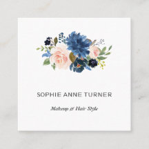 チャームブルーピンクフラワーズプロフェッショナル美しいサロン