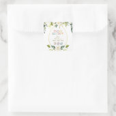 チャームホワイトクリームフラワーズエッグ狩り金ゴールドイースター スクエアシール (バッグ)