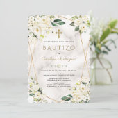 チャームホワイトフローラスペインのインビタシオンデバウティゾ 招待状 (スタンド正面)