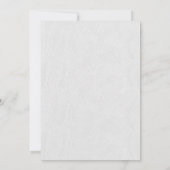 チャームマルサラマルーンフローラ婚約パーティ 招待状 (裏面)