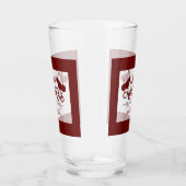 チャームメリークリスマスとハッピーニューイヤーモノグラム タンブラーグラス (右)