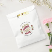 チャームメリークリスマスハッピーニューイヤータイポグラフィ フェイバーバッグ (封をした状態)