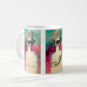 チャームモノグラム コーヒーマグカップ (正面左)