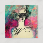 チャームモノグラム スクエア名刺 (裏面)