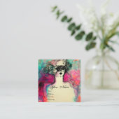 チャームモノグラム スクエア名刺 (スタンド正面)