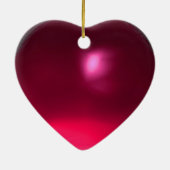 チャームモノグラム、ハート セラミックオーナメント (裏面)