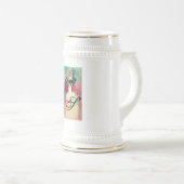 チャームモノグラム ビールジョッキ (正面右)