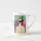 チャームモノグラム ボーンチャイナマグカップ (右)