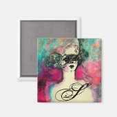 チャームモノグラム マグネット (正面/裏面)