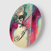 チャームモノグラム ラージ壁時計 (傾斜)