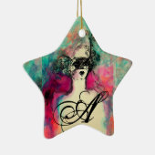 チャームモノグラム、星 セラミックオーナメント (右)