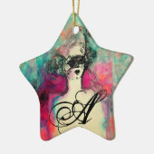 チャームモノグラム、星 セラミックオーナメント (左)