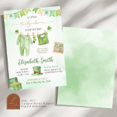 チャームラッキー ベビー服 アイリッシュベビーシャワー 招待状