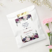 チャームラベンダーネイビーブルーフローラ開花ありがとう フェイバーバッグ (封をした状態)