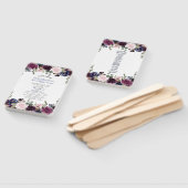 チャームラベンダーネイビーブルーフローラ開花プログラム ハンドファン (組立なし)