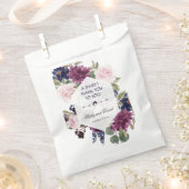 チャームラベンダーパープルフローラ開花ありがとう フェイバーバッグ (クリップ留めされた状態)