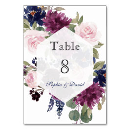 チャームラベンダーパープルフローラ開花テーブル番号 テーブルナンバー