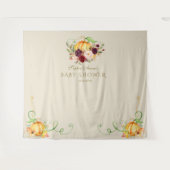 チャームリトルパンプキン感謝祭ベイビーシャワー タペストリー (正面(横))