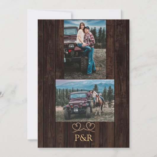 チャームレースロープ我々は結び目ひまわりバーベキュー 招待状 (裏面)