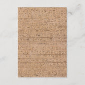 チャームヴィンテージエジプトパピルス結婚披露宴 エンクロージャーカード (裏面)