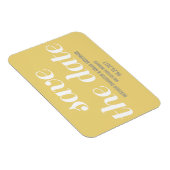 チャーム日付磁石を黄色で保存 マグネット (右側)