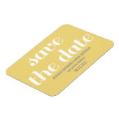 チャーム日付磁石を黄色で保存 マグネット (左側)