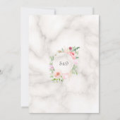 チャーム春ガーデンフラワーズ開花結婚ズ 招待状 (裏面)