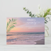 チャーム海ビーチ表示共有メモリ出席 案内状 (スタンド正面)