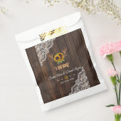 チャーム素朴ひまわり〔雄ジカの〕枝角ウッドレースI DO BBQ フェイバーバッグ (封をした状態)