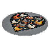 チャーム素朴コテージコアファームチキンパターン カッティングボード (角)