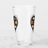 チャーム素朴コテージコアファームチキンパターン タンブラーグラス (右)