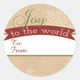 チャーム素朴ジョイへワールドホリデーギフトラベル ラウンドシール