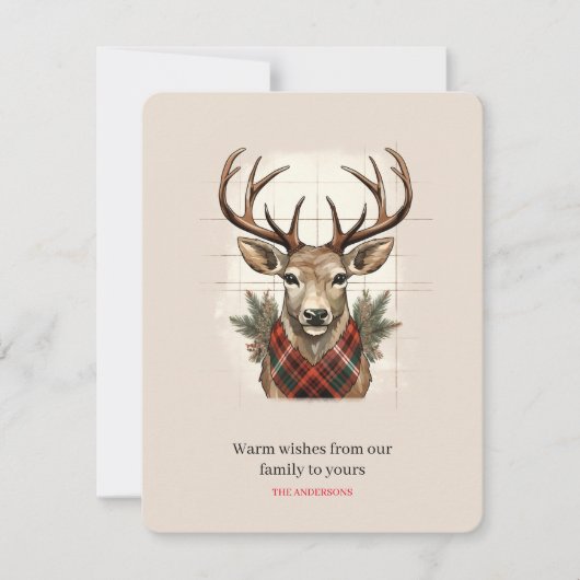 チャーム素朴ファームハウス宝物宝庫と格子鹿 シーズンカード (正面)