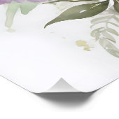 チャーム素朴水彩野花フローラアート ポスター (コーナー)