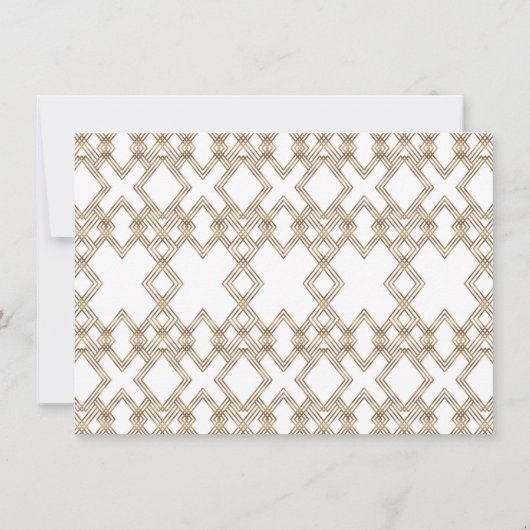 チャーム金ゴールドブラック素晴らしギャツビー1920s日付を保存 セーブザデート (裏面)