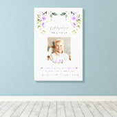 チャーム お悔やみ 写真 葬儀 追悼 キャンバスプリント (インサイチュ (ウッドフロア))