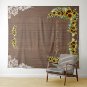 チャーム サンキライ 結婚式 木製レース フォトブース タペストリー (インサイチュ(横))